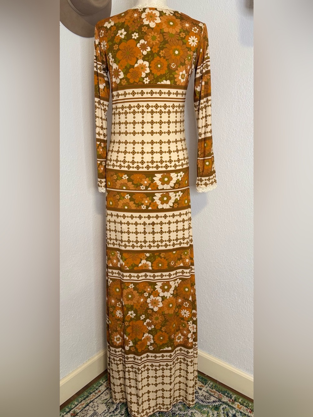 NWT Golden Brown the Label Goin’ to California Maxi Medium - Picture 11 of 12